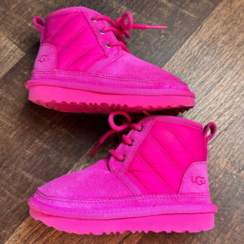 UGG Hot Pink Neumel Boots 8